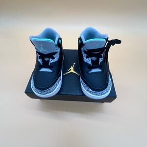 Jordan Kids Black and White Sneakers
